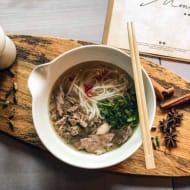 A Pho soup prepared by Bistro Simbioza in Sarajevo.