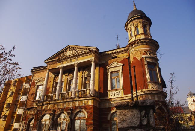 The grand Austro-Hungarian building which hosts the Sarajevo Olympics Museum