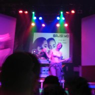 Sajsi MC, a Serbian rapper performing live in Sarajevo